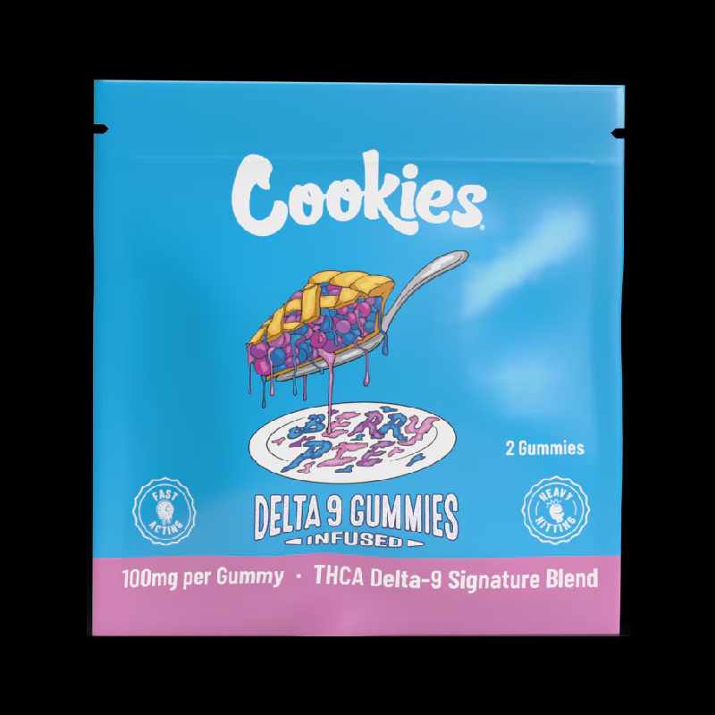 Cookies - 100 MG THCA/Delta 9 Special Blend Infused Gummies / Berry Pie